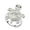 White, variant on Womens Turtle Ring Zodiac Design Alloy Crystal Inlaid Cute Adorable Jewelry Gift For Her Birthday For Gift Lovers