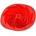thumbnail image 2 of Safeglitz Non-Stick Fluted Silicone Cake Pan - Heat-Resistant Baking Mold for Pound Cake & Bread, Easy-Release Interior, Multi-Color Bundt Cake Mold, Foldable, 1PC(Red), 2 of 4