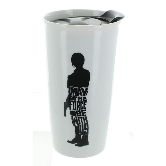 Star Wars Jyn Erso "May The Force Be With Us" 12oz Ceramic Travel Mug
