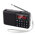 thumbnail image 4 of Radio portátil FM / AM (MW) / SW / USB / Micro-SD / MP3, estación de radio con botones grandes y pantalla grande, radio portátil recargable con batería de 1200 mAh (azul) Sin marca Otros accesorios de domótica, 4 of 4
