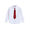 White Shirt + Red Tie, variant on LYMAYTER 2-16Y Toddler Boys Long Sleeve Dress Shirts Kids Classic Solid Formal Casual Uniform Shirts