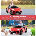 thumbnail image 4 of Costway 12V Electric Kids Ride On Car with Remote Control Wireless Connection Lights Red, 4 of 10