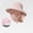 Pink, variant on Delayuji foldable sun hat for Women Wide Brim Neck Flap Chin Strap Breathable Windproof Summer Fishing Hat Travel Beach Cycling Portable Outdoor Hat