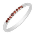 thumbnail image 2 of Garnet Eternity Bands, 2 of 12