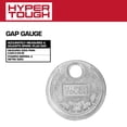 thumbnail image 3 of Hyper Tough Corrosion Resistant Automotive Spark Plug Gap Gauge, Silver Coin for Cars, Trucks, SUVs, Motorcycles, and ATVs, 3 of 13