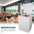 thumbnail image 6 of Chest Freezer 3.5 CU.FT, Horizontal Freezer with Storage Basket, Quiet Compact Freezer - 7 Temperature Settings, White, 6 of 10