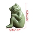 thumbnail image 2 of Toilet Caps Frogs Toilet Bolts Covers Toilet Covers Ceramic Toilet Toilet Screw Covers Caps Decorative Easy Installation Set For Bathroom Decor, 2 of 2