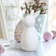 thumbnail image 5 of Easter Bunny Figurine, White Ceramic Rabbit Statue for Spring Home Table & Easter Decor, Holiday Gift for Kids & Adults, 5 of 7