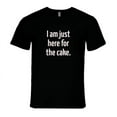 thumbnail image 4 of Just Here for the Cake Party T-Shirt - Black - Unisex, 4 of 7