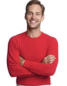 hanes thermal long sleeve shirt