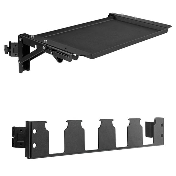 Foldable Workbench With Tool Storage Space Aluminum Frame For Portable Workshop