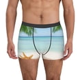 thumbnail image 4 of Wukai Starfish in Beach Print Men’s Underwear Breathable Boxer Briefs,&nbsp;Moisture Wicking & Breathable-, 4 of 7