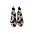 thumbnail image 2 of Wooden Heel Short Chelsea Ankle Boots (Cow Beige, 7), 2 of 4
