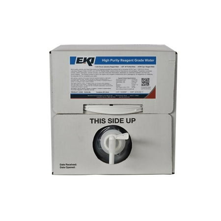 EK Industries 940736-EA Deionized Water Chemistry Reagent for 20 ltr Cubitainer