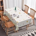 thumbnail image 5 of Nanqianyi Pastel Multicolor Wildflower Printed Table Cover,60x70 Inch,Waterproof Oilproof Tablecloth For Birthday Wedding Party Decor, 5 of 6