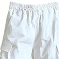 thumbnail image 4 of Atogsazn Kids Boys Cargo Jogger Shorts Childrens Casual Athletic Wide Leg Short Pants with Pocket Gym Short Pants White 12-13 Years Fashion, 4 of 7