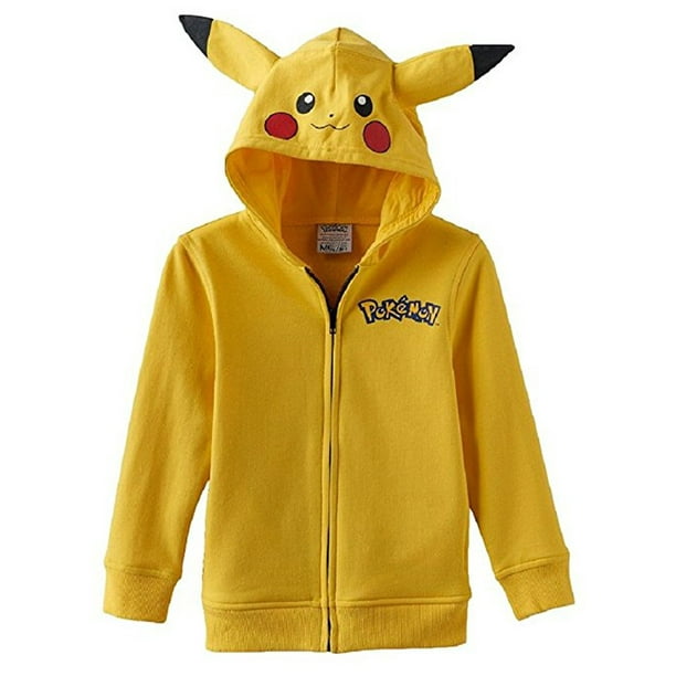 Pok mon Pokemon Pikachu Boys Zip Up Character Hoodie