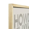 thumbnail image 4 of Home Decor Collection Howdy Print Natural Wood Framed Wall Art, 22" x 13", 4 of 6