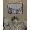 thumbnail image 6 of Outdoor TV Cover 30 to 32 Inch Weatherproof, Farmhouse Thanksgiving Fall Waterproof TV Screen Protector for Outside Decor with Zipper and Pocket 30"L x 19"H&nbsp; , Blue White Pumpkins Leaves, 6 of 7