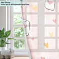 thumbnail image 4 of Yayeee Window Curtains Set of 2 for Living Room Light Filtering 63"x42", Love in The Air, 4 of 7