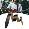 thumbnail image 2 of Guitar Shoulder Strap Adjustable Soft Leather Guitar Strap Thicken Shoulder Belt for Electric Acoustic Guitar Bass, 2 of 8