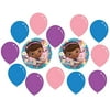 14 pc Doc Mc Stuffins Party Balloons Kit: 2 Mylar 6 Pink Latex 6 Purple Latex