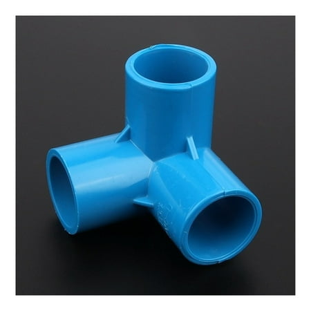 

12/24/48pcs 32mmPVC Tee Connector Stereoscopic Garden Irrigation Fittings Household DIY Tool Water Pipe Connectors Aquarium Tank Adapter -------- Leak Free Connections