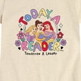 thumbnail image 2 of Disney Princess - Today a Reader Tomorrow a Leader - Toddler Girls Fitted Short Sleeve T-Shirt, 2 of 4