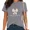 A-Grey, variant on UNISHE Women's Cute Scripture Verse T-Shirt Elegant Satin Bow Ribbon Religious Top Grey, M