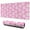 Pink Baseballs Pattern, variant on Long Mouse Pads for Desk,Pink Baseballs with Bows Pattern Desk Mats on Top Of Desks, Desk Mouse Pad Extra Large with 3mm Non-Slip Base and Stitched Edge for Gaming,Office,Work,Home 31.5"x11.8"