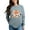 Grey, variant on Cow Pumpkin Coquette Distressed - Garment Dyed Long Sleeve