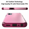 thumbnail image 6 of Kaleidio Case For OnePlus Nord N200 5G [Astro Armor] Rugged Slim [Shockproof] Impact Protector Hybrid Cover [Light Pink/Wine], 6 of 6