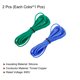 thumbnail image 3 of 24 Calibre Silicona Cable 24AWG Eléctrico Cable Trenzado Cable Flexible Estañado Cobre Cable Alta Temperatura Conexión Cable Azul y Verde 3,0 m/10 Pies 2uds, 3 of 7