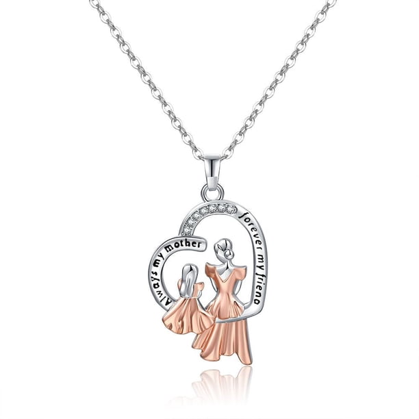Nvzi Ideas de regalos para el Día de la Madre - Collar del Día de la Madre para Madre para mamá de parte de su hijo Regalos para ella Regalos para mamá Regalo del Día de la Madre