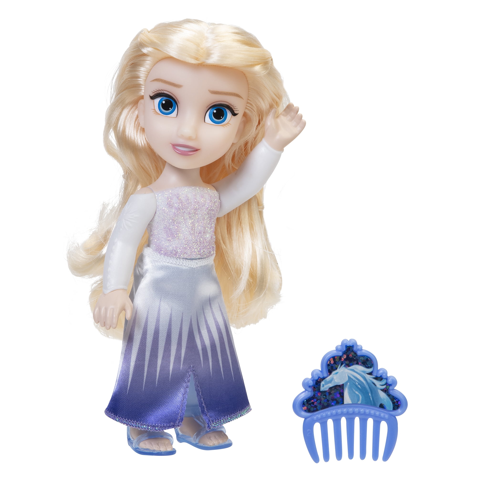 Disney Frozen Snow Queen Elsa Petite Fashion Doll with Comb