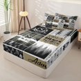 thumbnail image 3 of Manfei Jungle Deer Bear Zipper Full Size Comforter Sets with Fitted Sheet and 2 Pillowcases,Adventure Patchwork Zipper Bedding Set,Olive Beige,Reversible, 3 of 7