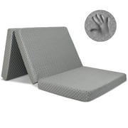 Milliard Premium Folding Mattress, Memory Foam Tri Fold with Waterproof Washable Cover, Single Size (75"x25"x4)