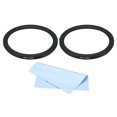 thumbnail image 1 of Unique Bargains 67mm-58mm Metal Step Down Ring with Cleaning Cloth, 2 Pack Camera Lens Filter Aluminum Adapter Ring, 1 of 6