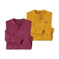 thumbnail image 1 of Atlas For Men Mens Button Neck T-Shirt (Pack of 2), 1 of 4