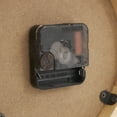 thumbnail image 4 of DecMode 11" Light Brown Wood Clock with Curved Black Metal Stand and Base, 4 of 10