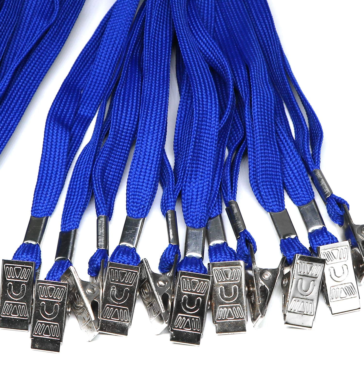 Badge Lanyards Neck Bulk Cruise Blue Lanyard With Clip For Id Card Name Tags Holders (blue  50 Pack)