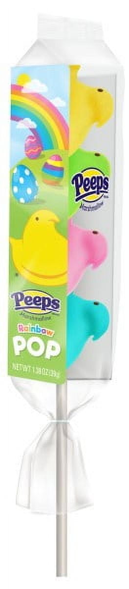 PEEPS Rainbow Pop Easter Candy, 1.375 Ounce