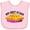 AD-Pink, variant on Inktastic My 1st Pi Day Pink Pie Pan Pun Boys or Girls Baby Bib