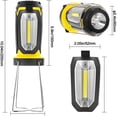 thumbnail image 5 of Luz de camping, linterna portátil LED de 6 modos, alimentación por USB, Super Br BRILLAR Rojo Verde, 5 of 5