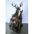 thumbnail image 6 of Life Size Bronze Deer Family Sculpture for Outdoor Display 48" x 50" x 81"H, 6 of 10