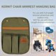 thumbnail image 3 of Reposabrazos para silla de ruedas lateral Accesorios Bolsas y estuches portátiles Verde militar Verde JShteea  El nuevo, 3 of 6