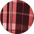 thumbnail image 1 of Ahgly Company Machine Washable Indoor Round Transitional Red Area Rugs, 3' Round, 1 of 7