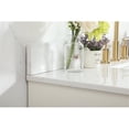 thumbnail image 4 of 42 inch single bathroom vanity in white with backsplash, 4 of 8