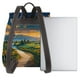 thumbnail image 3 of Easygdp Sunflowers At Sunset Mochila de Cuero para Mujeres, Bolso de Hombro, Bolsos de Mano de Moda para Trabajo y Viajes, 3 of 4