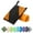 Orange, variant on Microfiber Travel Towel,Soft Lightweight Quick Dry Towel,Super Absorbent Compact Travel & Sports & Beach Towels for Camping,Backpack,Gym,Swimming,Yoga,Hiking (L:24"×48")